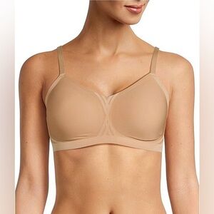NWOT Honeylove Silhouette Sand Large Best most advanced Wireless bra on market